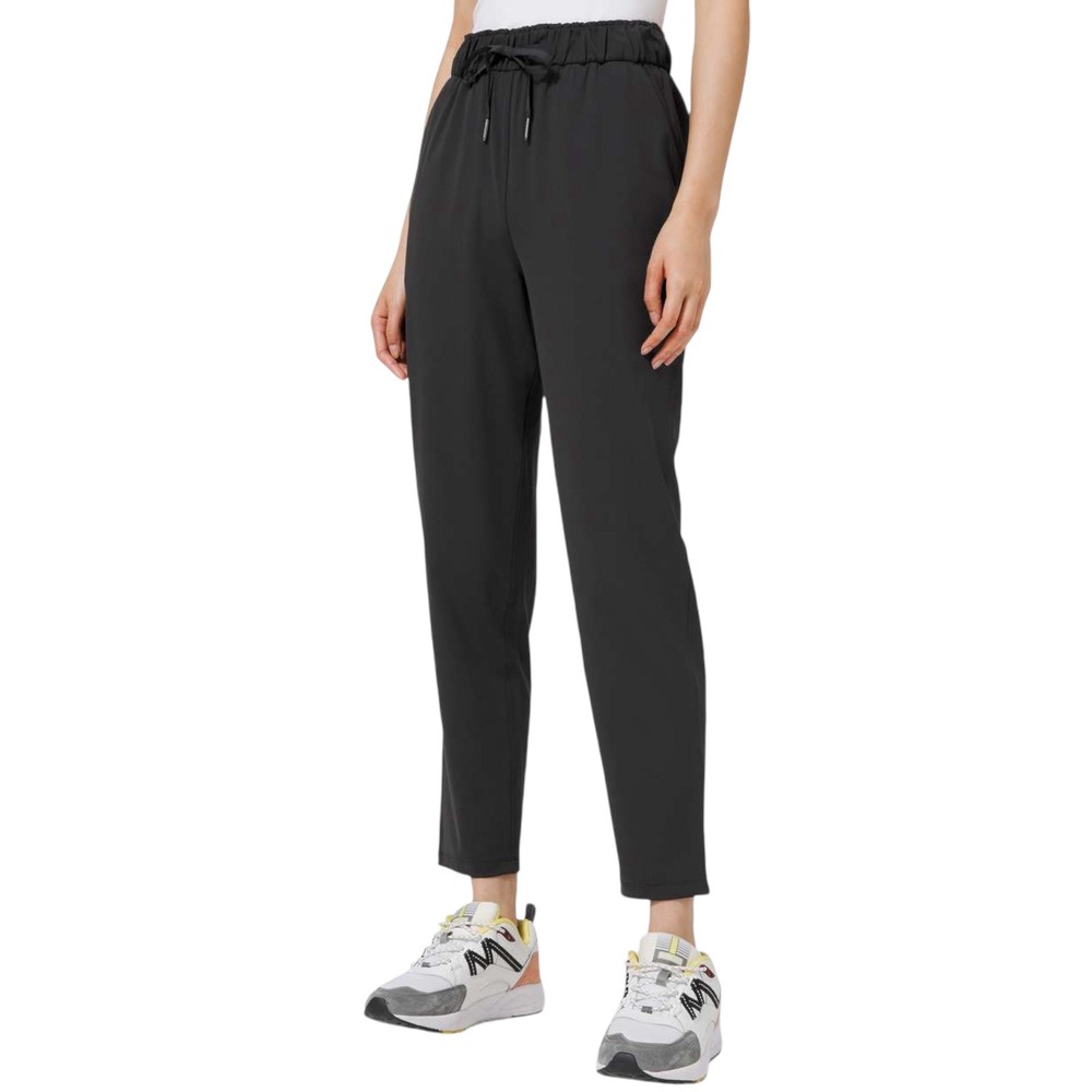Lululemon Women's Keep Moving Pants Black Size 6 Activewear Athleisure Louge